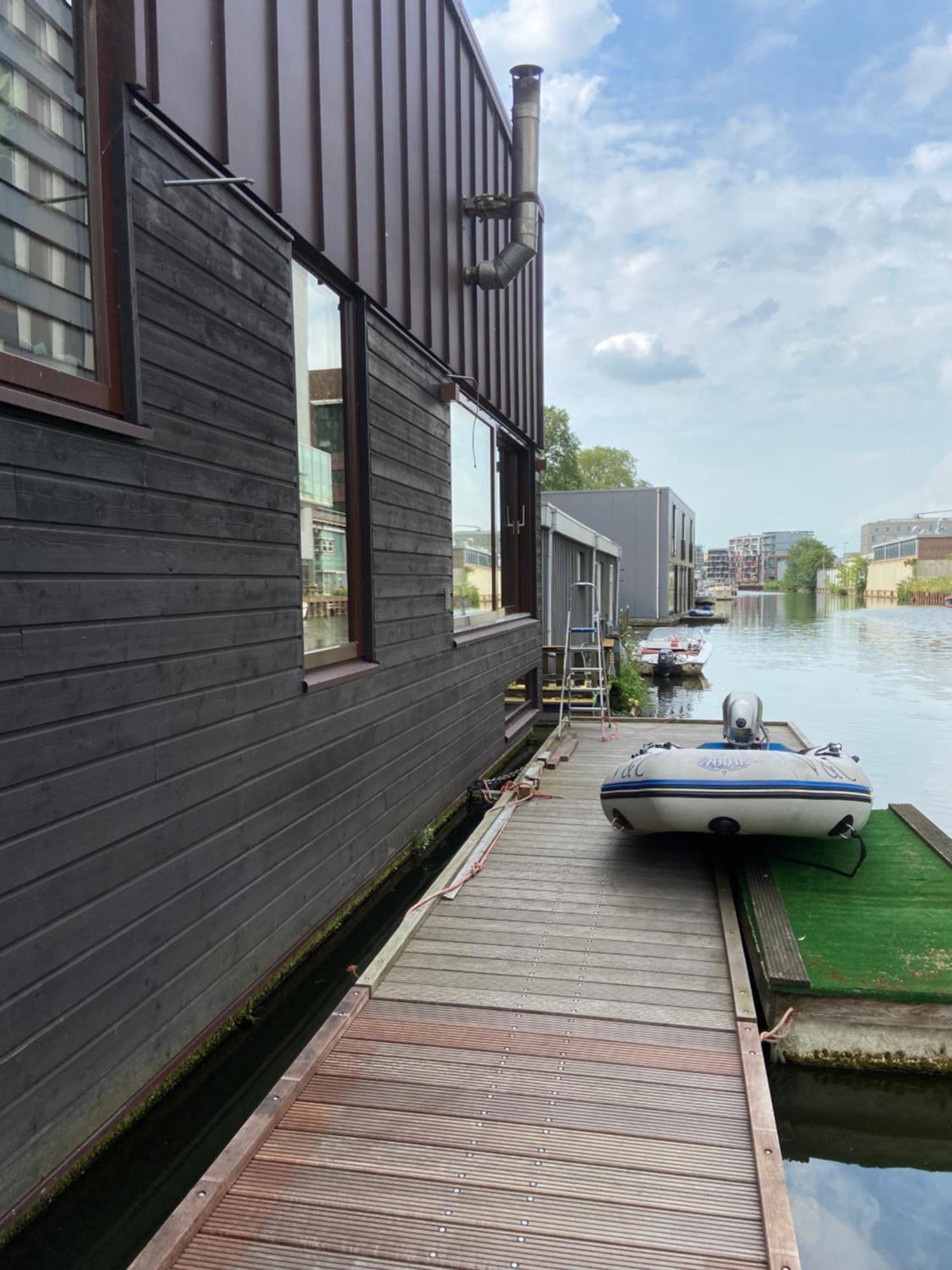 T Kan Verkeren - Houseboat Bed and Breakfast Amsterdam Exteriör bild